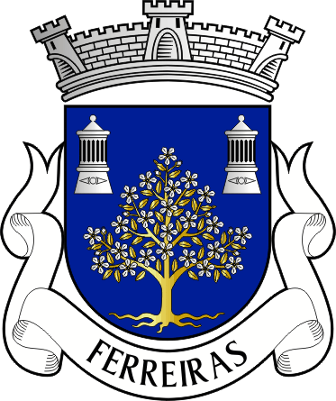 Brasão da freguesia de Ferreiras - Ferreiras civil parish, coat-of-arms Brasão da freguesia de Ferreiras - Ferreiras civil parish, coat-of-arms