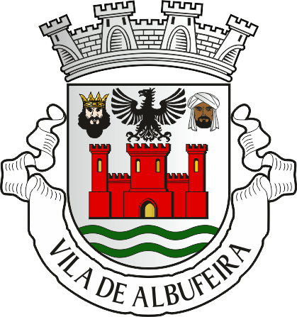 Brasão do Município de Albufeira - Albufeira municipal coat-of-arms Brasão do Município de Albufeira - Albufeira municipal coat-of-arms