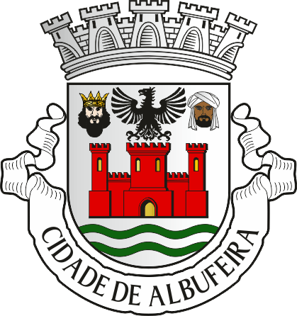 Brasão do Município de Albufeira - Albufeira municipal coat-of-arms Brasão do Município de Albufeira - Albufeira municipal coat-of-arms