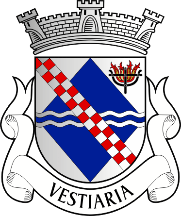 Brasão da antiga freguesia de Vestiaria - Vestiaria former civil parish, coat-of-arms Brasão da antiga freguesia de Vestiaria - Vestiaria former civil parish, coat-of-arms