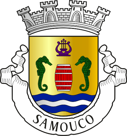 Brasão da freguesia do Samouco - Samouco civil parish, coat-of-arms Brasão da freguesia do Samouco - Samouco civil parish, coat-of-arms