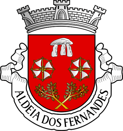 Brasão da freguesia de Aldeia dos Fernandes - Aldeia dos Fernandes civil parish, coat-of-arms Brasão da freguesia de Aldeia dos Fernandes - Aldeia dos Fernandes civil parish, coat-of-arms