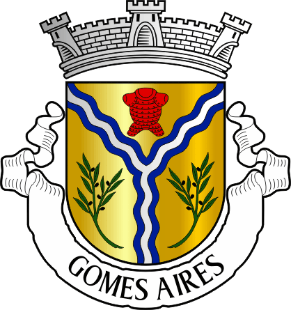 Brasão da antiga freguesia de Gomes Aires - Gomes Aires former civil parish, coat-of-arms Brasão da antiga freguesia de Gomes Aires - Gomes Aires former civil parish, coat-of-arms