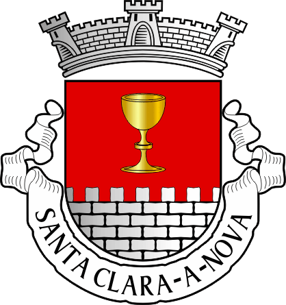 Brasão da antiga freguesia de Santa Clara-a-Nova - Santa Clara-a-Nova former civil parish, coat-of-arms Brasão da antiga freguesia de Santa Clara-a-Nova - Santa Clara-a-Nova former civil parish, coat-of-arms