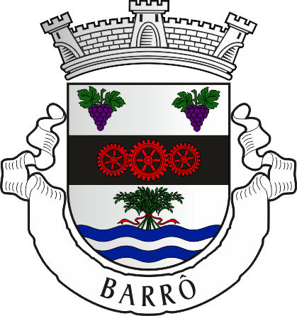Brasão da antiga freguesia de Barrô - Barrô former civil parish, coat-of-arms Brasão da antiga freguesia de Barrô - Barrô former civil parish, coat-of-arms