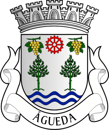 Brasão do Município de Águeda - Águeda municipal coat-of-arms Brasão do Município de Águeda - Águeda municipal coat-of-arms