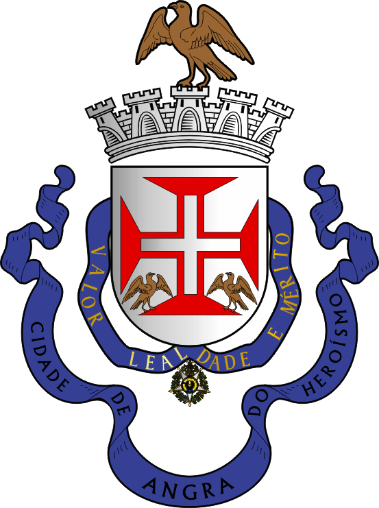Brasão do Município de Angra do Heroísmo - Angra do Heroísmo municipal coat-of-arms Brasão do Município de Angra do Heroísmo - Angra do Heroísmo municipal coat-of-arms