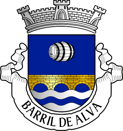 Brasão da antiga freguesia de Barril de Alva - Barril de Alva former civil parish, coat-of-arms Brasão da antiga freguesia de Barril de Alva - Barril de Alva former civil parish, coat-of-arms