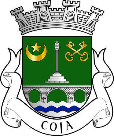 Brasão da antiga freguesia de Coja - Coja former civil parish, coat-of-arms Brasão da antiga freguesia de Coja - Coja former civil parish, coat-of-arms