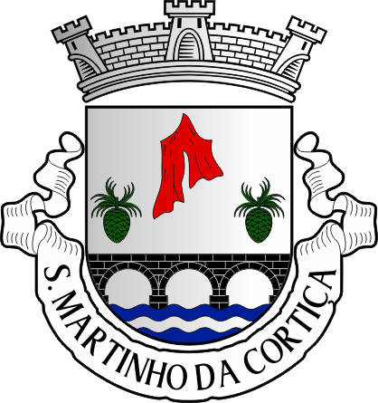 Brasão da freguesia de São Martinho da Cortiça - São Martinho da Cortiça civil parish, coat-of-arms Brasão da freguesia de São Martinho da Cortiça - São Martinho da Cortiça civil parish, coat-of-arms