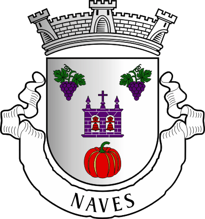 Brasão da antiga freguesia de Naves - Naves former civil parish, coat-of-arms