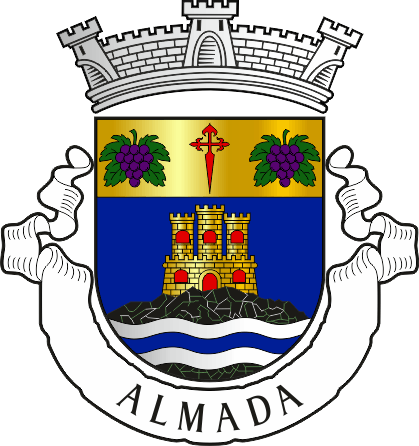 Brasão da antiga freguesia de Almada - Almada former civil parish, coat-of-arms