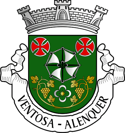 Brasão da freguesia de Ventosa - Ventosa civil parish, coat-of-arms