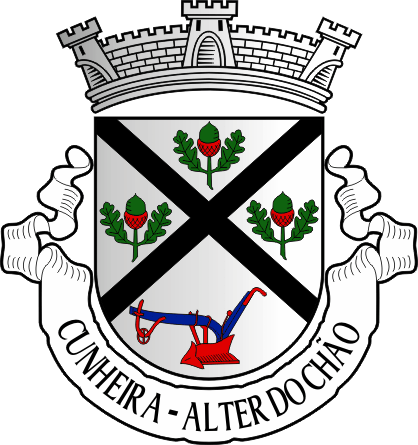 Brasão da freguesia de Cunheira - Cunheira civil parish, coat-of-arms
