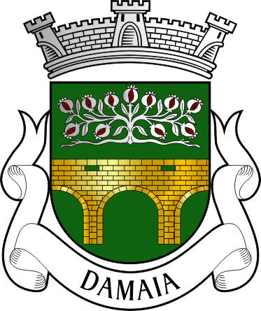 Brasão da antiga freguesia da Damaia - Damaia former civil parish, coat-of-arms Brasão da antiga freguesia da Damaia - Damaia former civil parish, coat-of-arms