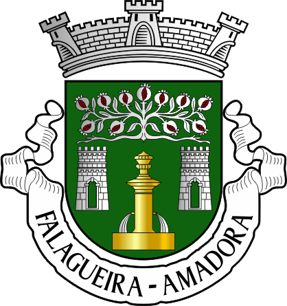 Brasão da antiga freguesia da Falagueira - Falagueira former civil parish, coat-of-arms Brasão da antiga freguesia da Falagueira - Falagueira former civil parish, coat-of-arms
