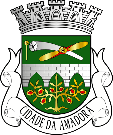 Brasão do Município da Amadora - Amadora municipal coat-of-arms Brasão do Município da Amadora - Amadora municipal coat-of-arms