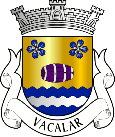 Brasão da freguesia de Vacalar - Vacalar civil parish, coat-of-arms Brasão da freguesia de Vacalar - Vacalar civil parish, coat-of-arms