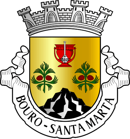 Brasão da freguesia de Bouro (Santa Marta) - Bouro (Santa Marta) civil parish, coat-of-arms Brasão da freguesia de Bouro (Santa Marta) - Bouro (Santa Marta) civil parish, coat-of-arms