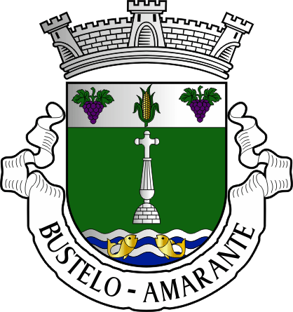 Brasão da antiga freguesia de Bustelo - Bustelo former civil parish, coat-of-arms Brasão da antiga freguesia de Bustelo - Bustelo former civil parish, coat-of-arms