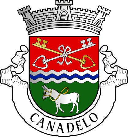 Brasão da antiga freguesia de Canadelo - Canadelo former civil parish, coat-of-arms Brasão da antiga freguesia de Canadelo - Canadelo former civil parish, coat-of-arms