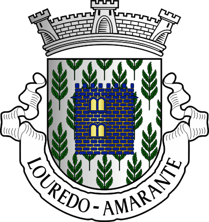 Brasão da freguesia de Louredo - Louredo civil parish, coat-of-arms Brasão da freguesia de Louredo - Louredo civil parish, coat-of-arms