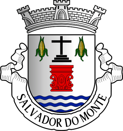Brasão da freguesia de Salvador do Monte - Salvador do Monte civil parish, coat-of-arms Brasão da freguesia de Salvador do Monte - Salvador do Monte civil parish, coat-of-arms