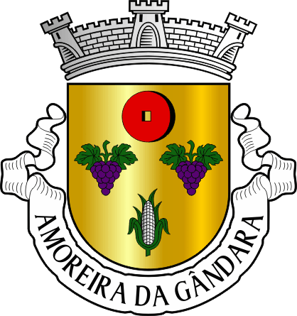 Brasão da antiga freguesia de Amoreira da Gândara - Amoreira da Gândara former civil parish, coat-of-arms