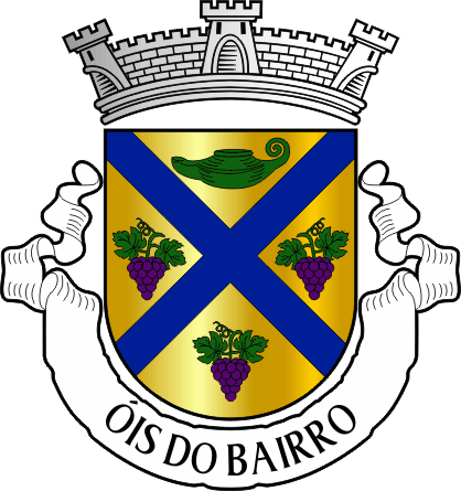 Brasão da antiga freguesia de Óis do Bairro - Óis do Bairro former civil parish, coat-of-arms Brasão da antiga freguesia de Óis do Bairro - Óis do Bairro former civil parish, coat-of-arms