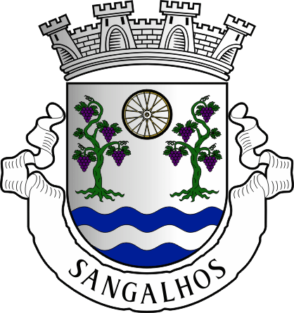 Brasão da freguesia de Sangalhos - Sangalhos civil parish, coat-of-arms Brasão da freguesia de Sangalhos - Sangalhos civil parish, coat-of-arms