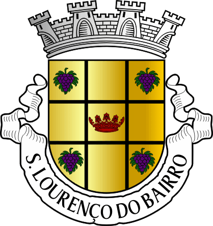 Brasão da freguesia de São Lourenço do Bairro - São Lourenço do Bairro civil parish, coat-of-arms Brasão da freguesia de São Lourenço do Bairro - São Lourenço do Bairro civil parish, coat-of-arms