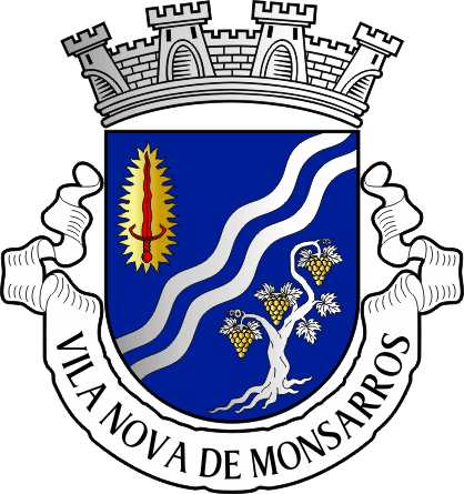Brasão da freguesia de Vila Nova de Monsarros - Vila Nova de Monsarros civil parish, coat-of-arms Brasão da freguesia de Vila Nova de Monsarros - Vila Nova de Monsarros civil parish, coat-of-arms