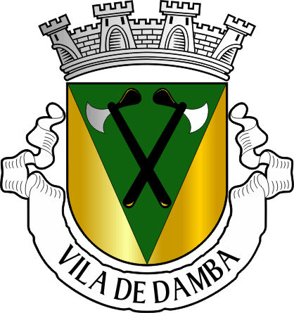 Brasão do Concelho de Damba - Damba municipal coat-of-arms Brasão do Concelho de Damba - Damba municipal coat-of-arms