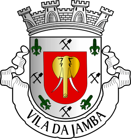 Brasão do Concelho da Jamba - Jamba municipal coat-of-arms Brasão do Concelho da Jamba - Jamba municipal coat-of-arms