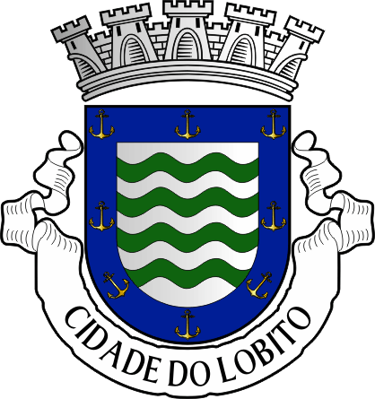 Brasão do Concelho do Lobito - Lobito municipal coat-of-arms Brasão do Concelho do Lobito - Lobito municipal coat-of-arms