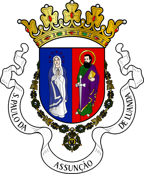 Brasão do Concelho de Luanda - Luanda municipal coat-of-arms Brasão do Concelho de Luanda - Luanda municipal coat-of-arms