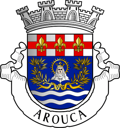 Brasão do Município de Arouca - Arouca municipal coat-of-arms Brasão do Município de Arouca - Arouca municipal coat-of-arms