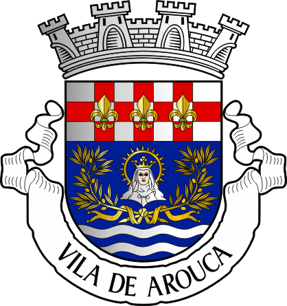 Brasão do Município de Arouca - Arouca municipal coat-of-arms Brasão do Município de Arouca - Arouca municipal coat-of-arms