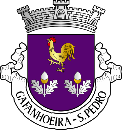 Brasão da antiga freguesia de Gafanhoeira (São Pedro) - Gafanhoeira (São Pedro) former civil parish, coat-of-arms Brasão da antiga freguesia de Gafanhoeira (São Pedro) - Gafanhoeira (São Pedro) former civil parish, coat-of-arms
