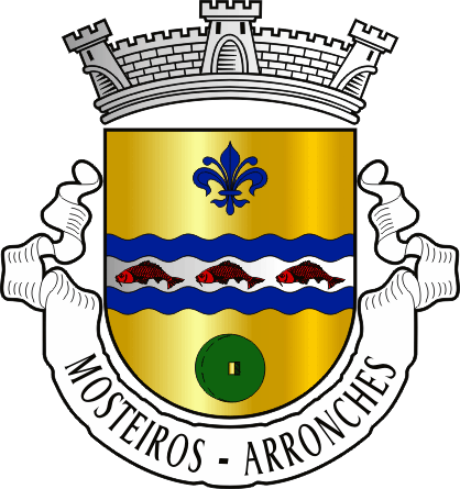 Brasão da freguesia de Mosteiros - Mosteiros civil parish, coat-of-arms Brasão da freguesia de Mosteiros - Mosteiros civil parish, coat-of-arms
