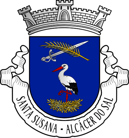Brasão da antiga freguesia de Santa Susana - Santa Susana former civil parish, coat-of-arms Brasão da antiga freguesia de Santa Susana - Santa Susana former civil parish, coat-of-arms