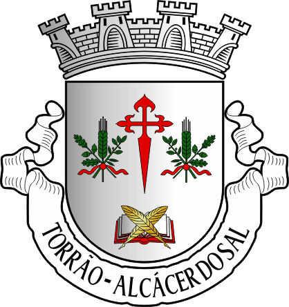Brasão da freguesia de Torrão - Torrão civil parish, coat-of-arms Brasão da freguesia de Torrão - Torrão civil parish, coat-of-arms