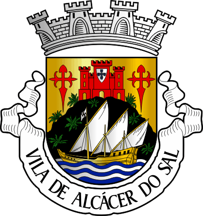 Brasão do Município de Alcácer do Sal - Alcácer do Sal municipal coat-of-arms Brasão do Município de Alcácer do Sal - Alcácer do Sal municipal coat-of-arms