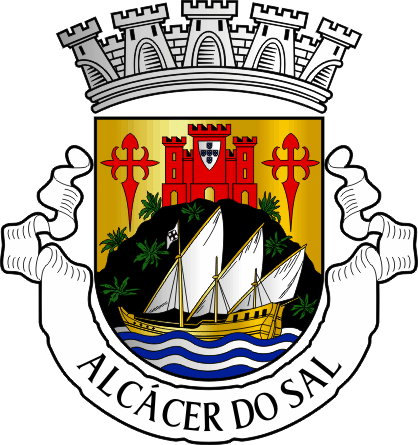 Brasão do Município de Alcácer do Sal - Alcácer do Sal municipal coat-of-arms Brasão do Município de Alcácer do Sal - Alcácer do Sal municipal coat-of-arms