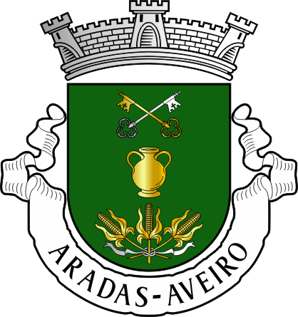 Brasão da freguesia de Aradas - Aradas civil parish, coat-of-arms Brasão da freguesia de Aradas - Aradas civil parish, coat-of-arms