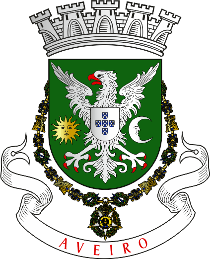 Brasão do Município de Aveiro - Aveiro municipal coat-of-arms Brasão do Município de Aveiro - Aveiro municipal coat-of-arms