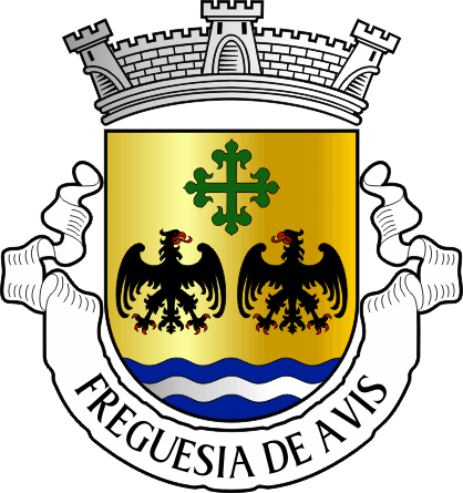 Brasão da freguesia de Avis - Avis civil parish, coat-of-arms Brasão da freguesia de Avis - Avis civil parish, coat-of-arms