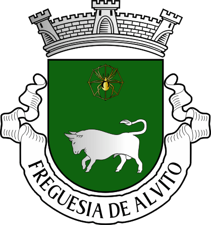 Brasão da freguesia de Alvito - Alvito civil parish, coat-of-arms Brasão da freguesia de Alvito - Alvito civil parish, coat-of-arms