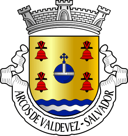 Brasão da antiga freguesia de Arcos de Valdevez (Salvador) - Arcos de Valdevez (Salvador) former civil parish, coat-of-arms