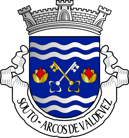 Brasão da antiga freguesia de Souto - Souto former civil parish, coat-of-arms Brasão da antiga freguesia de Souto - Souto former civil parish, coat-of-arms